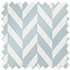 Chevron Stripe, Duckegg - Twist&Fit Roman Blind